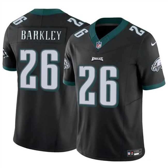Men & Women & Youth Philadelphia Eagles #26 Saquon Barkley Black 2023 F.U.S.E. Vapor Untouchable Limited Jersey,We sell and wholesale Men & Women & Youth Philadelphia Eagles #26 Saquon Barkley Black 2023 F.U.S.E. Vapor Untouchable Limited Jersey on line form chian!